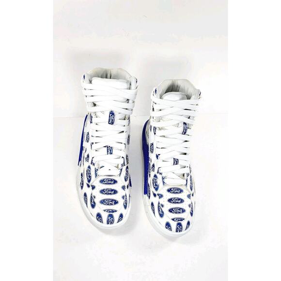 Rare Versace Ford Collaboration Men\'s Leather Sneakers US6 EU39 UK5 RRP$1200 main image 14
